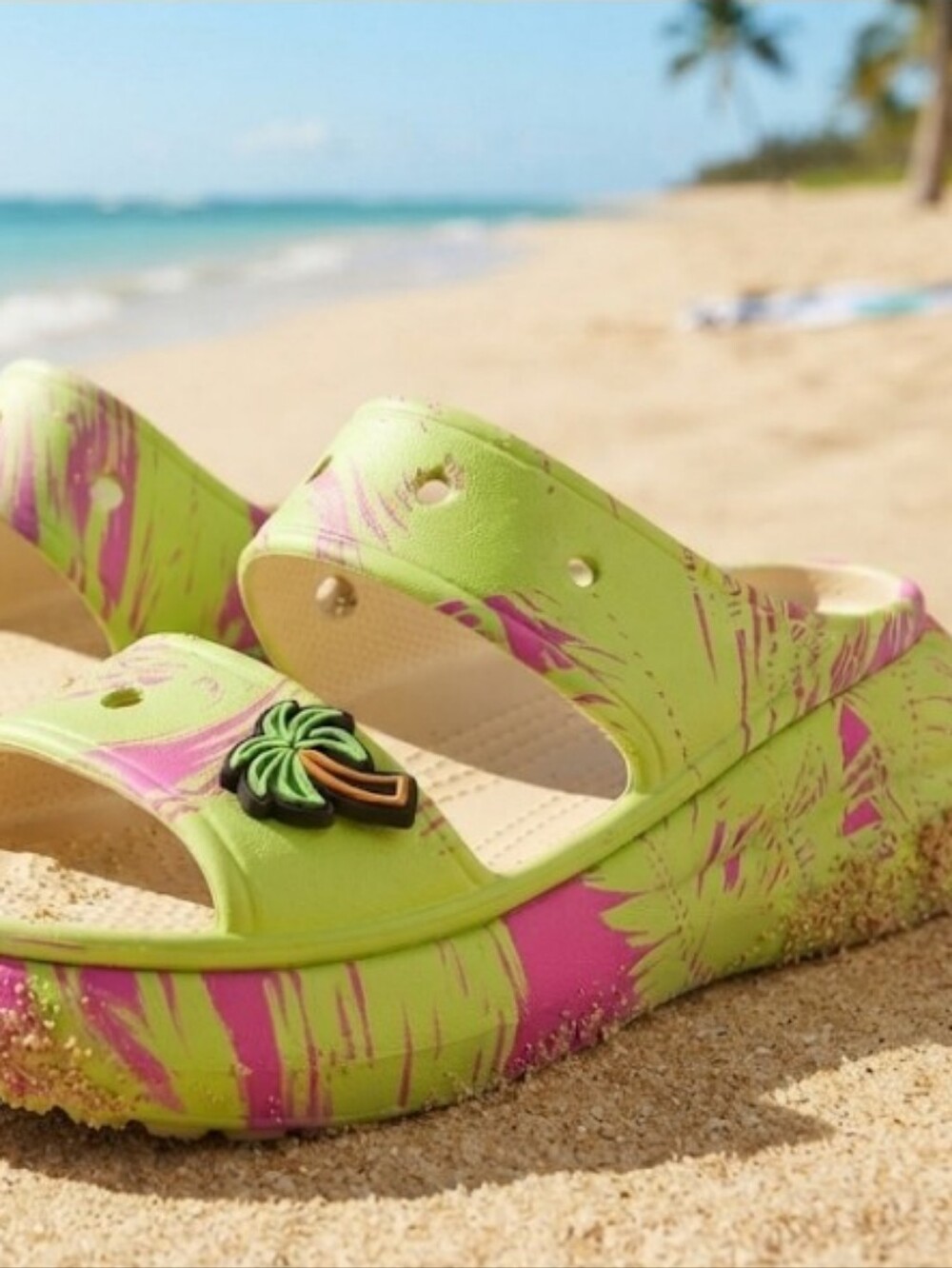 Crocs Spring Break Platform Sandals 🏖🌞🐢🌊🏄‍♂️ Discontined - Picture 2 of 12